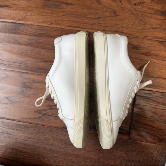 YSL. Saint Laurent Andy White Leather Sneakers - Picture 11 of 15